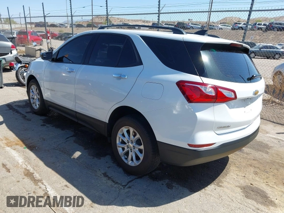 2019 Chevrolet Equinox LS z VIN 3GNAXHEV4KS593156, wystawiony jako IAAI lot #41979511 z przebiegiem 53 124 mil mil oraz . Historia ofert i sprzedaży dostępna na DreamBid. Obrazek 3.