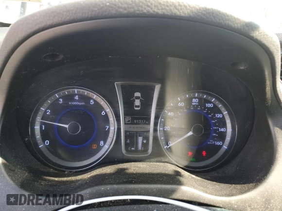 2014 Hyundai Azera with VIN KMHFG4JG9EA340818, listed as a Copart auction lot 47789005 with 91,317 mi miles and Salvage title. Bid and sale history available at DreamBid. Image 9.