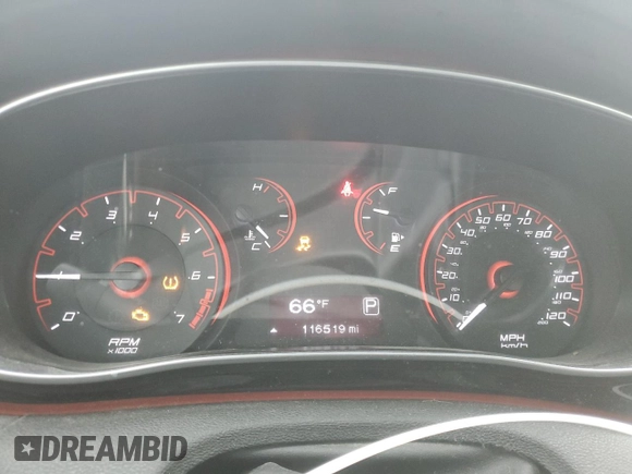 2016 Dodge Dart SE with VIN 1C3CDFAA7GD530355, listed as a Copart auction lot 51421305 with 116,519 mi miles and Salvage Title. Bid and sale history available at carsss.com. Image 9.