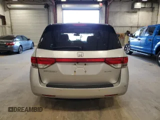 2014 Honda Odyssey Touring with VIN 5FNRL5H97EB005977, listed as a Copart auction lot 53849025 with 229,915 mi miles and Non Repairable. Bid and sale history available at DreamBid. Image 6.
