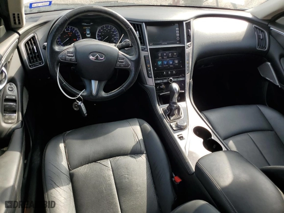 2017 Infiniti Q50 3.0t Premium with VIN JN1EV7AP8HM733853, listed as a Copart auction lot 76540154 with NaN miles and Salvage Title. Bid and sale history available at carsss.com. Image 8.