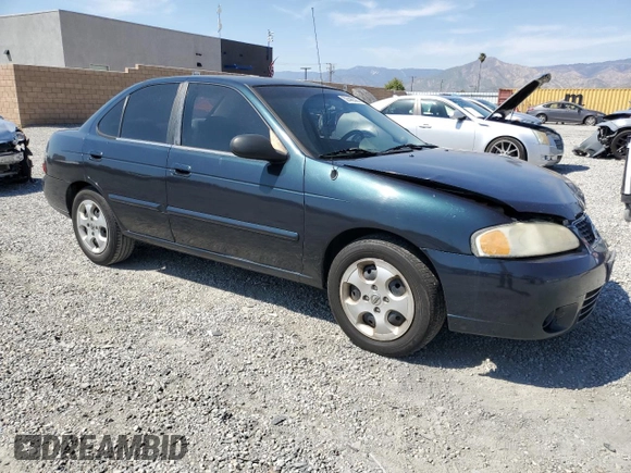 2003 Nissan Sentra XE with VIN 3N1CB51D13L792787, listed as a Copart auction lot 52448385 with 187,810 mi miles and Salvage Title. Bid and sale history available at DreamBid. Image 4.