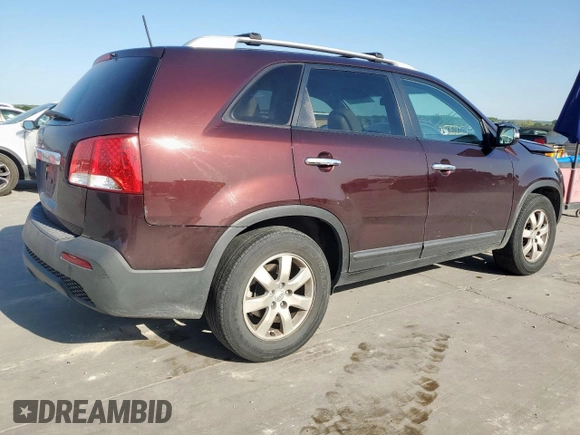 2013 Kia Sorento LX with VIN 5XYKT3A62DG343462, listed as a Copart auction lot 52507065 with 128,368 mi miles and Clean title. Bid and sale history available at DreamBid. Image 3.