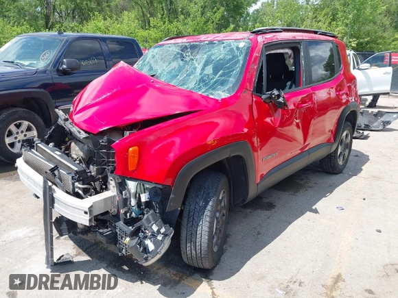 2018 Jeep Renegade Upland с VIN ZACCJBAB7JPH66910, выставлен на аукционе IAAI как лот 42170350 с пробегом 58 448 миль миль и . История ставок и продаж доступна на DreamBid. Изображение 2.