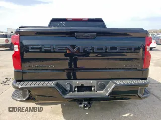 2024 Chevrolet Silverado 1500 Custom with VIN 3GCPABEK0RG245584, listed as a Copart auction lot 50540105 with 43,937 mi miles and Salvage Title. Bid and sale history available at DreamBid. Image 6.