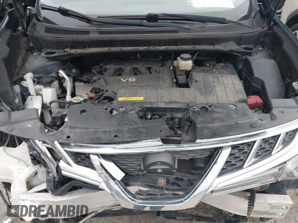 2013 Nissan Murano SV with VIN JN8AZ1MW0DW302958, listed as a IAAI auction lot 41800499 with 138,806 mi miles. Bid and sale history available at carsss.com. Image 10.