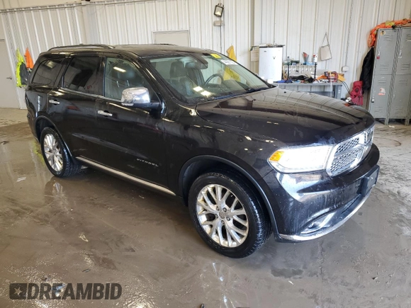 2014 Dodge Durango Citadel with VIN 1C4RDJEG0EC375013, listed as a Copart auction lot 44381125 with 214,532 mi miles and Clean title. Bid and sale history available at DreamBid. Image 4.