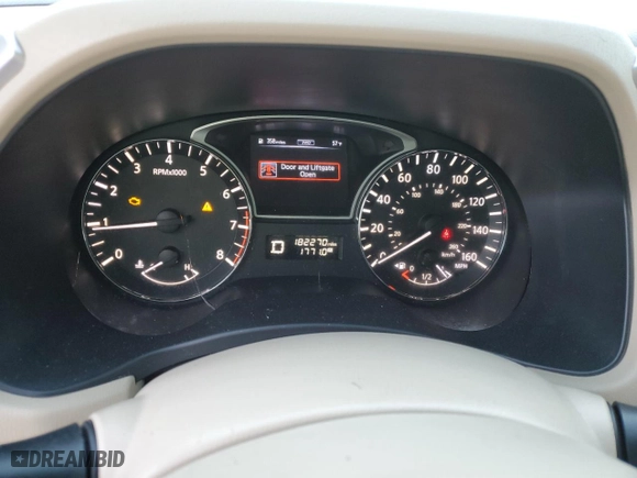 2014 Nissan Pathfinder Platinum with VIN 5N1AR2MM7EC635768, listed as a Copart auction lot 48727595 with 182,270 mi miles and Salvage Title. Bid and sale history available at carsss.com. Image 9.