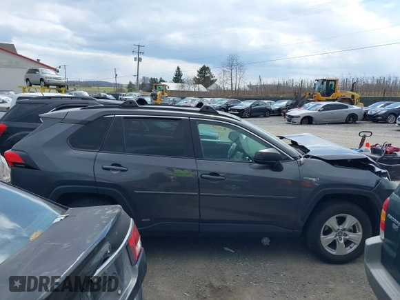 2021 Toyota RAV4 Hybrid LE with VIN 2T3LWRFVXMW118867, listed as a IAAI auction lot 41879735 with 62,978 mi miles. Bid and sale history available at carsss.com. Image 13.