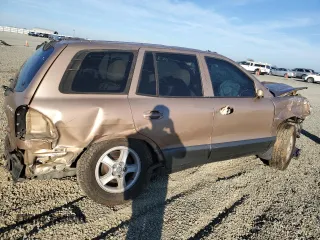 2002 Hyundai Santa Fe GLS with VIN KM8SC13D52U181981, listed as a Copart auction lot 41909695 with 0 mi miles and Salvage Title. Bid and sale history available at carsss.com. Image 3.