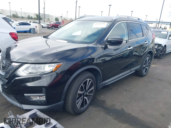 2019 Nissan Rogue SL with VIN 5N1AT2MT9KC749923, listed as a IAAI auction lot 41499939 with 39,193 mi miles and . Bid and sale history available at DreamBid. Image 17.