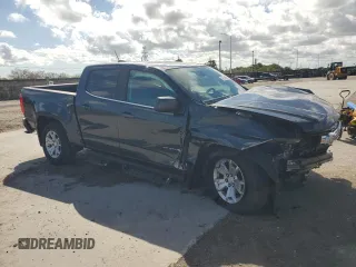 2018 Chevrolet Colorado 2WD LT with VIN 1GCGSCEA0J1208242, listed as a Copart auction lot 46184655 with 60,452 mi miles and Salvage Title. Bid and sale history available at DreamBid. Image 4.