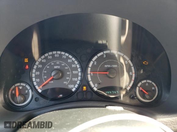 2007 Jeep Liberty Sport z VIN 1J4GL48K87W538434, wystawiony jako Copart lot #43650105 z przebiegiem 144 747 mil mil oraz Szkoda całkowita • Salvage title. Historia ofert i sprzedaży dostępna na DreamBid. Obrazek 9.