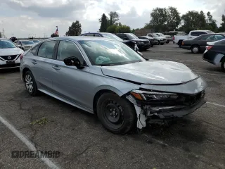 2025 Honda Civic Sedan LX with VIN 2HGFE2F28SH519958, listed as a Copart auction lot 77951444 with 8,157 mi miles and Salvage Title. Bid and sale history available at carsss.com. Image 4.