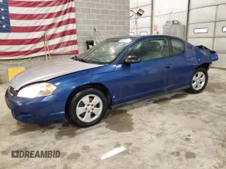 2006 Chevrolet Monte Carlo LT 3.5L with VIN 2G1WM15K769184360, listed as a Copart auction lot 50596105 with 259,503 mi miles and Salvage Title. Bid and sale history available at carsss.com. Image 1.