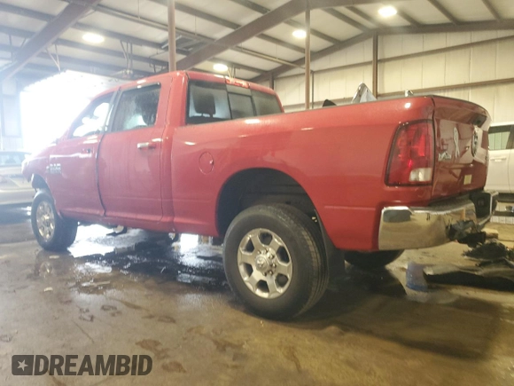 2018 Ram 2500 Big Horn with VIN 3C6UR5DL8JG185265, listed as a Copart auction lot 62773335 with 45,738 mi miles and Salvage title. Bid and sale history available at DreamBid. Image 2.