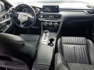 2022 Genesis G70 2.0T with VIN KMTG34TA2NU088116, listed as a Copart auction lot 85489634 with 83,335 mi miles and Clean Title. Bid and sale history available at DreamBid. Image 8.