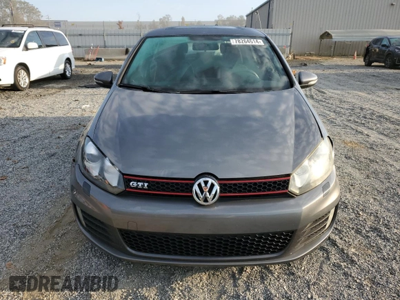 2010 Volkswagen Golf GTI with VIN WVWGD7AJ4AW169245, listed as a Copart auction lot 78264514 with 196,198 mi miles and Salvage title. Bid and sale history available at DreamBid. Image 5.