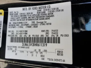 2017 Lincoln MKZ Reserve with VIN 3LN6L5FC8HR611319, listed as a Copart auction lot 47242005 with 74,642 mi miles and Salvage title. Bid and sale history available at DreamBid. Image 14.