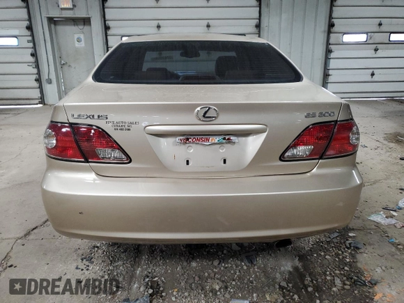 2003 Lexus ES 300 with VIN JTHBF30G936011147, listed as a Copart auction lot 52439635 with 193,233 mi miles and Non Repairable. Bid and sale history available at DreamBid. Image 6.