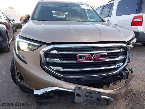 2018 GMC Terrain SLT with VIN 3GKALPEV6JL257763, listed as a IAAI auction lot 41130425 with 58,711 mi miles. Bid and sale history available at carsss.com. Image 12.