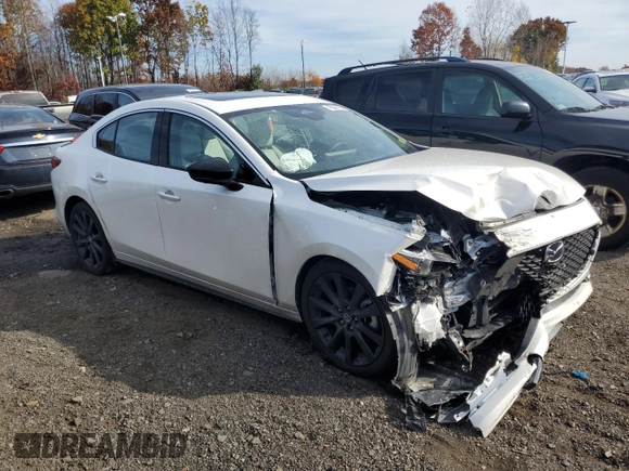 2024 Mazda 3 Premium Plus with VIN 3MZBPBEY2RM409137, listed as a Copart auction lot 78367194 with 2,605 mi miles and Salvage Title. Bid and sale history available at carsss.com. Image 4.