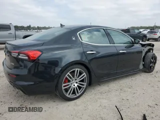 2021 Maserati Ghibli S Q4 GranSport with VIN ZAM57YTS3M1357665, listed as a Copart auction lot 44011584 with 6,147 mi miles. Bid and sale history available at carsss.com. Image 3.