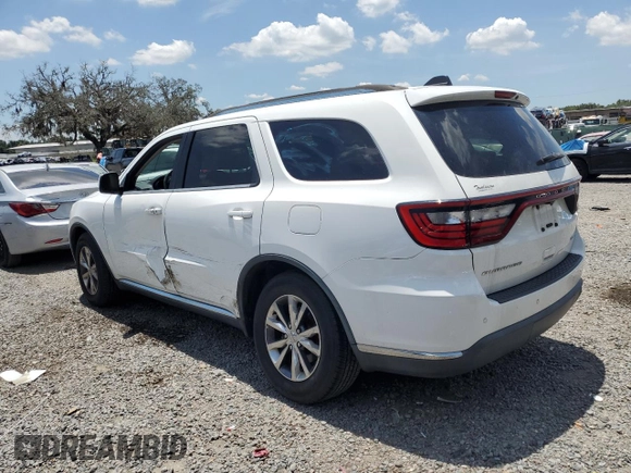 2016 Dodge Durango Limited with VIN 1C4RDHDG1GC459418, listed as a Copart auction lot 64301275 with 114,150 mi miles and Salvage title. Bid and sale history available at DreamBid. Image 2.