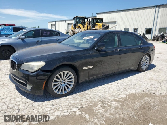 2009 BMW 7 Series 750Li with VIN WBAKB83599CY57659, listed as a Copart auction lot 55049645 with Not Provided miles and Clean Title. Bid and sale history available at DreamBid. Image 1.