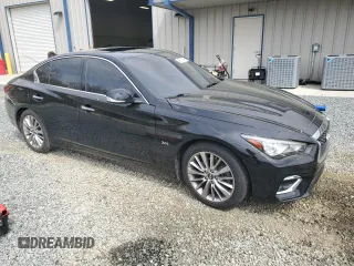 2019 Infiniti Q50 3.0t LUXE with VIN JN1EV7AP6KM517880, listed as a Copart auction lot 48670045 with 89,406 mi miles and Salvage Title. Bid and sale history available at carsss.com. Image 4.