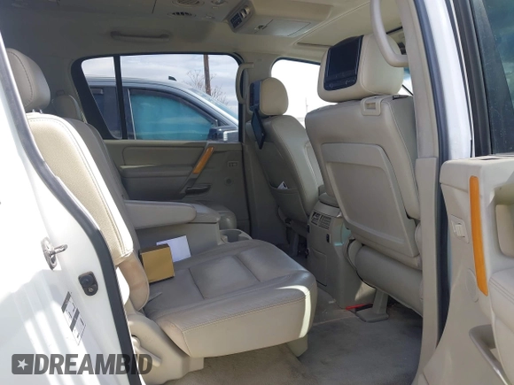 2006 Infiniti QX56 with VIN 5N3AA08C96N809110, listed as a IAAI auction lot 41559615 with 295,270 mi miles. Bid and sale history available at carsss.com. Image 8.