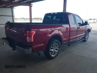 2015 Ford F-150 XL with VIN 1FTEX1CP1FFC30569, listed as a IAAI auction lot 41836652 with 126,443 mi miles. Bid and sale history available at carsss.com. Image 4.
