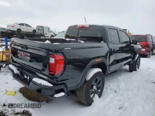 2024 GMC Canyon 4WD Elevation with VIN 1GTP6BEK1R1109514, listed as a Copart auction lot 87504835 with 3,618 mi miles and Salvage Title. Bid and sale history available at carsss.com. Image 3.