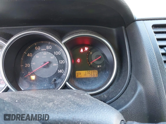 2008 Nissan Versa 1.8 S with VIN 3N1BC11EX8L404036, listed as a IAAI auction lot 41748990 with 170,394 mi miles. Bid and sale history available at carsss.com. Image 7.