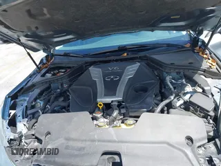 2018 Infiniti Q50 Luxe with VIN JN1EV7AP5JM590494, listed as a IAAI auction lot 41936520 with 101,580 mi miles and . Bid and sale history available at carsss.com. Image 10.