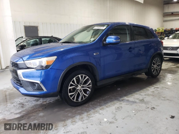 2016 Mitsubishi Outlander Sport 2.4 SE with VIN JA4AP3AWXGZ027730, listed as a Copart auction lot 87695915 with 212,694 mi miles and Clean Title. Bid and sale history available at carsss.com. Image 1.
