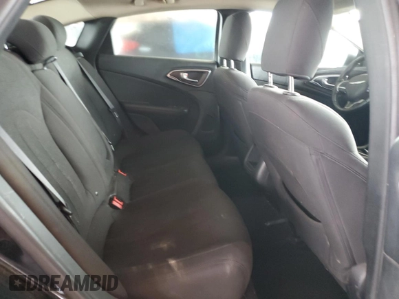 2015 Chrysler 200 Limited with VIN 1C3CCCAB5FN696697, listed as a Copart auction lot 54257955 with 185,444 mi miles and Salvage Title. Bid and sale history available at DreamBid. Image 10.