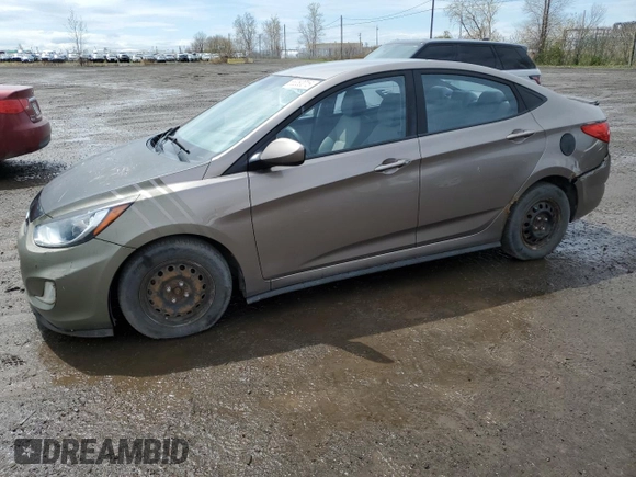 2013 Hyundai Accent GLS with VIN KMHCT4AE1DU336921, listed as a Copart auction lot 55350015 with 188,916 mi miles and Clean title. Bid and sale history available at DreamBid. Image 1.