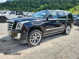 2017 Cadillac Escalade Premium Luxury with VIN 1GYS4CKJ1HR293722, listed as a Copart auction lot 62822115 with 97,536 mi miles and Salvage title. Bid and sale history available at DreamBid. Image 1.