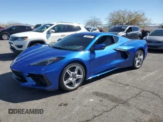 2022 Chevrolet Corvette 1LT with VIN 1G1YA2D46N5104049, listed as a Copart auction lot 45993245 with 33,785 mi miles and Salvage Title. Bid and sale history available at carsss.com. Image 1.