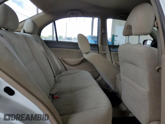 2005 Honda Civic LX with VIN 2HGES165X5H614941, listed as a Copart auction lot 51648795 with 107,218 mi miles and Salvage Title. Bid and sale history available at DreamBid. Image 10.