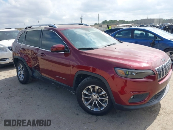 2021 Jeep Cherokee Latitude Lux with VIN 1C4PJLMX3MD145939, listed as a IAAI auction lot 41503277 with 71,550 mi miles. Bid and sale history available at carsss.com. Image 1.