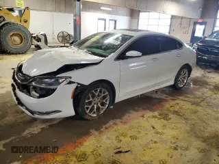 2016 Chrysler 200 C with VIN 1C3CCCEG8GN130783, listed as a Copart auction lot 45719055 with 0 mi miles and Salvage Title. Bid and sale history available at carsss.com. Image 1.