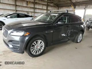 2019 Jaguar F-Pace 25t Prestige with VIN SADCK2FX6KA352301, listed as a Copart auction lot 59012125 with 98,632 mi miles and Salvage title. Bid and sale history available at DreamBid. Image 1.