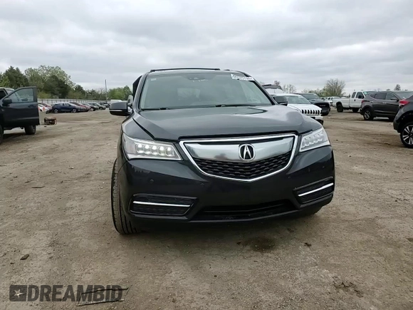 2016 Acura MDX Advance with VIN 5FRYD4H98GB014983, listed as a Copart auction lot 55525135 with 120,221 mi miles and Salvage title. Bid and sale history available at DreamBid. Image 14.