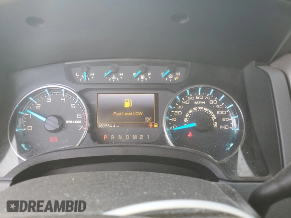 2013 Ford F-150 XL with VIN 1FTFW1EF5DKD44333, listed as a Copart auction lot 56946465 with 160,554 mi miles and Salvage title. Bid and sale history available at DreamBid. Image 9.