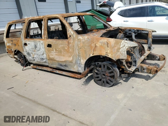 2014 Ford Expedition Max XLT with VIN 1FMJK1H55EEF43287, listed as a Copart auction lot 53469165 with Not provided miles and Non repairable. Bid and sale history available at DreamBid. Image 4.