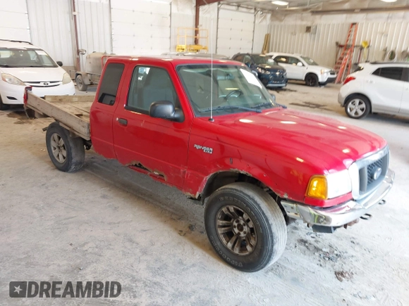 2004 Ford Ranger XL Fleet with VIN 1FTZR45E54PB61806, listed as a IAAI auction lot 42623722 with 313,437 mi miles and . Bid and sale history available at DreamBid. Image 1.