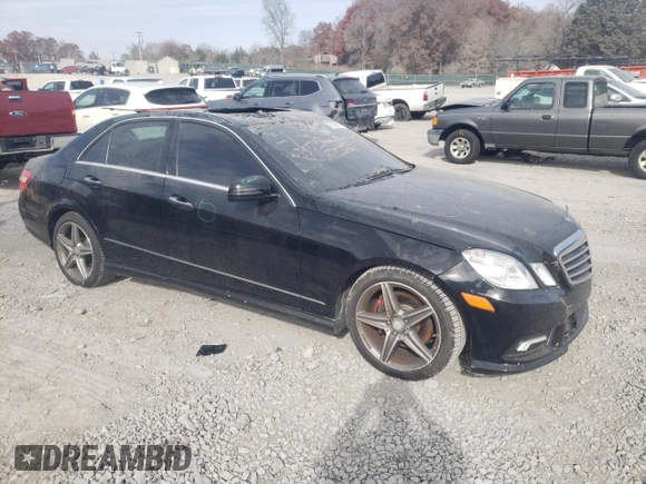 2010 Mercedes-Benz E 350 Luxury with VIN WDDHF5GB9AA160952, listed as a Copart auction lot 46392455 with 152,712 mi miles and Salvage Title. Bid and sale history available at DreamBid. Image 4.
