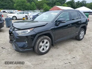 2020 Toyota RAV4 Hybrid XLE z VIN 2T3RWRFVXLW063202, wystawiony jako Copart lot #62390325 z przebiegiem 41 362 mil mil oraz Szkoda całkowita • Salvage title. Historia ofert i sprzedaży dostępna na DreamBid. Obrazek 1.